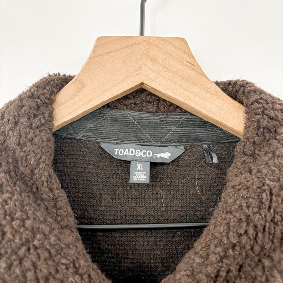 Toad&Co Telluride Sherpa Shirt Jacket Barn wood - Picture 3 of 7